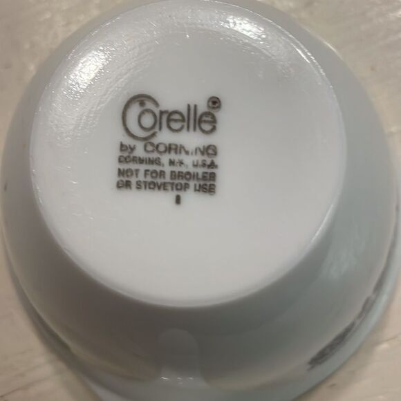 Vintage 1972 Corelle Old Town Blue/Blue Onion by Corning 2 hook yea cups - Picture 7 of 15